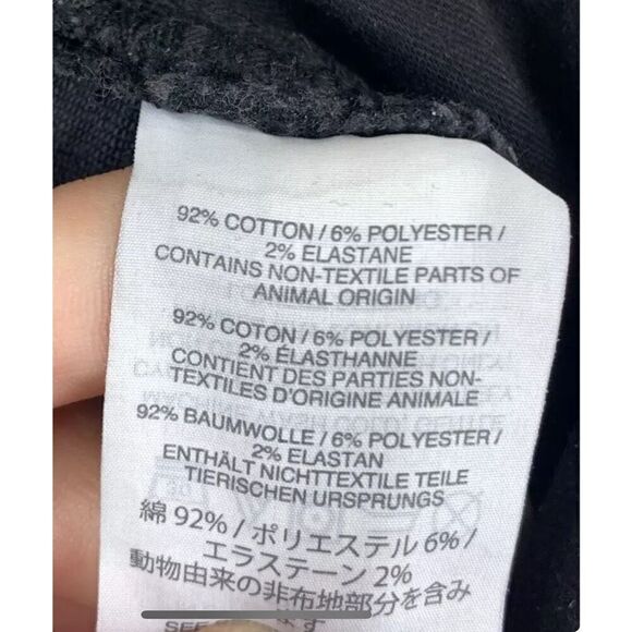 Madewell 9" High-Rise Skinny Jeans in Berkeley Black: Button-Through Edition Sz - Picture 9 of 9